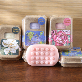 一件包邮!我要吹爆它!出英国の缘!roomplus白栀子花香皂138g