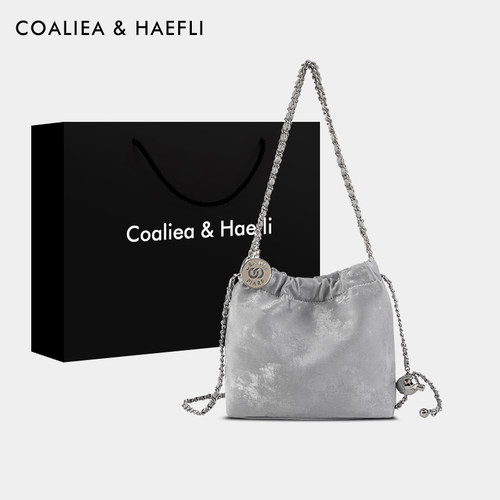 官网COALIEA&KAEFLI链条腋下包女
