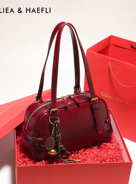 香港品牌2026新款复古红色结婚包包女新娘包高级感腋下包日常可用