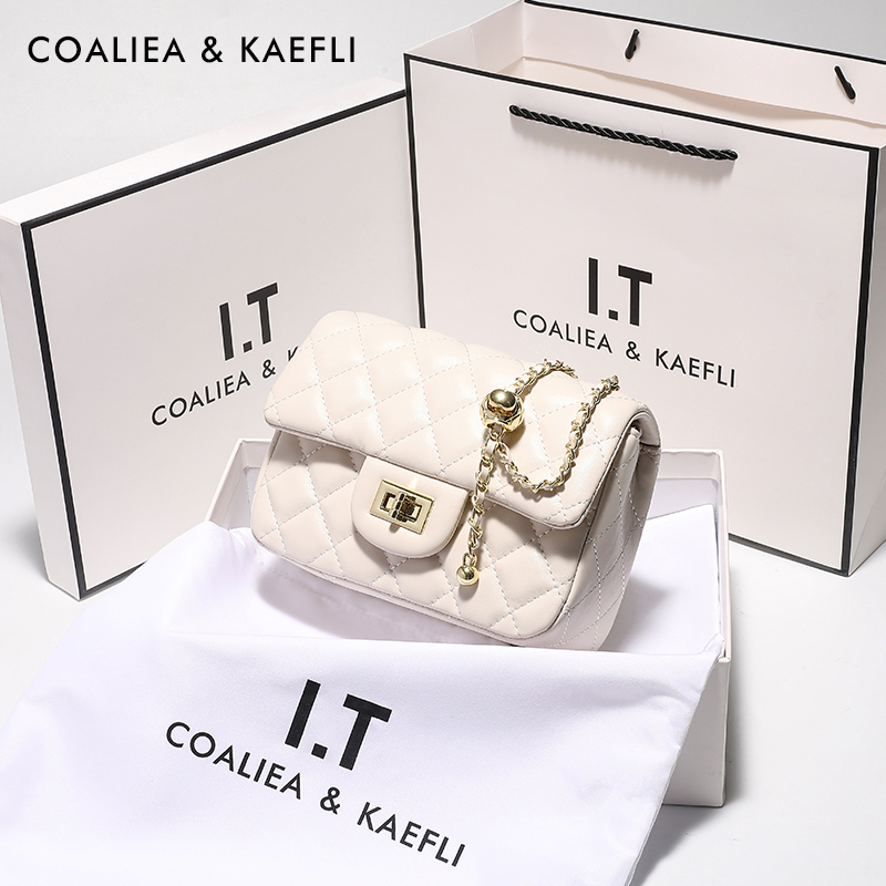 官网COALIEA&HAEFLI链条斜挎包女