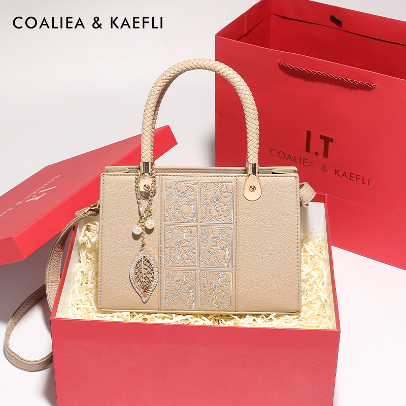 官网COALIEA&HAEFLI刺绣妈妈包女