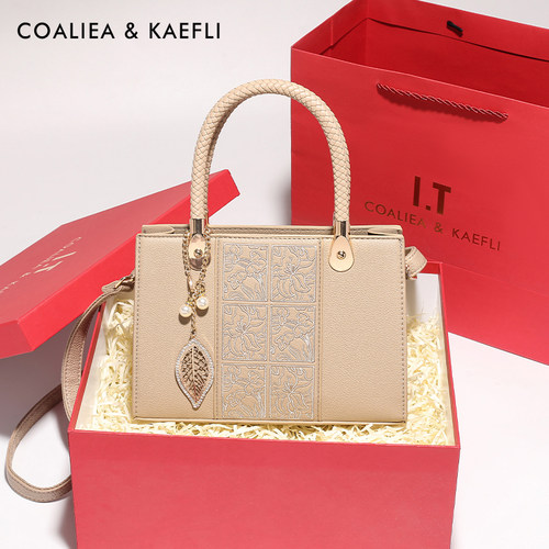 官网COALIEA&HAEFLI刺绣妈妈包女