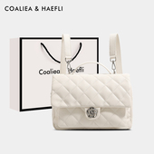 香港代购 软皮双肩包女2026新款 潮山茶花通勤大容量旅游背包电脑包