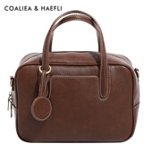 香港品牌高级感方糖保龄球包包女2026新款 植鞣皮手提单肩包小方包