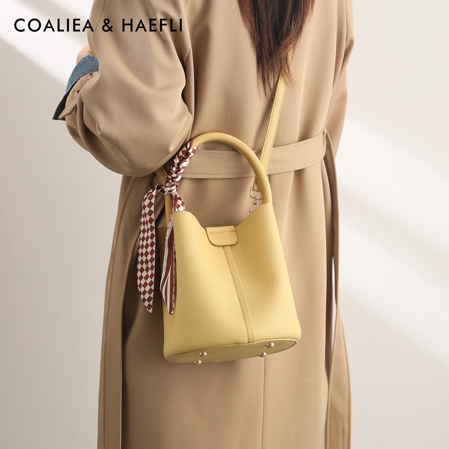 香港品牌质感软皮水桶包包女2026春夏新款时尚百搭手提单肩斜挎包,箱包皮具/热销女包/男包,水桶包,淘宝优惠券,粉丝福利购,淘宝优惠卷