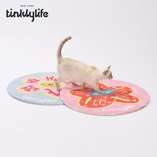 Tinklylife联名宠物地垫猫咪狗狗睡觉绒毛垫子