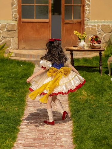 Дисней, летний наряд маленькой принцессы для девочек, платье, стиль Лолита, юбка-пачка