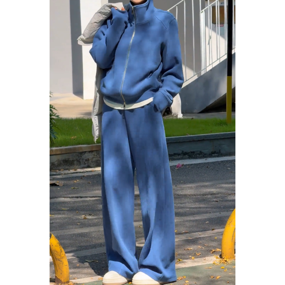 韩系汉服装时尚卫衣长裤套装女