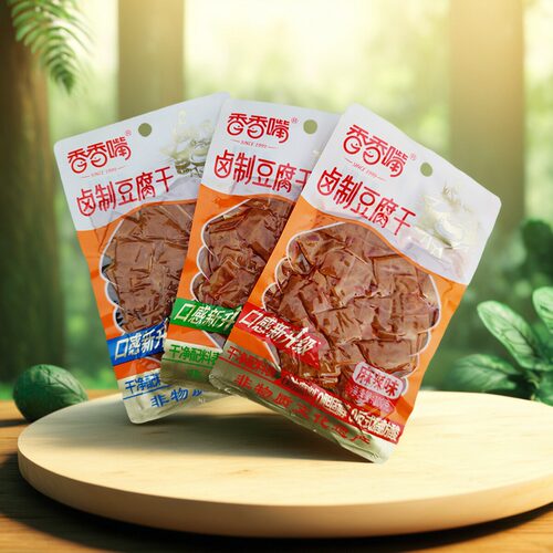 香香嘴豆腐干100g*5五香麻辣烧烤山椒味四川成都特产卤香豆干零食 - 封面