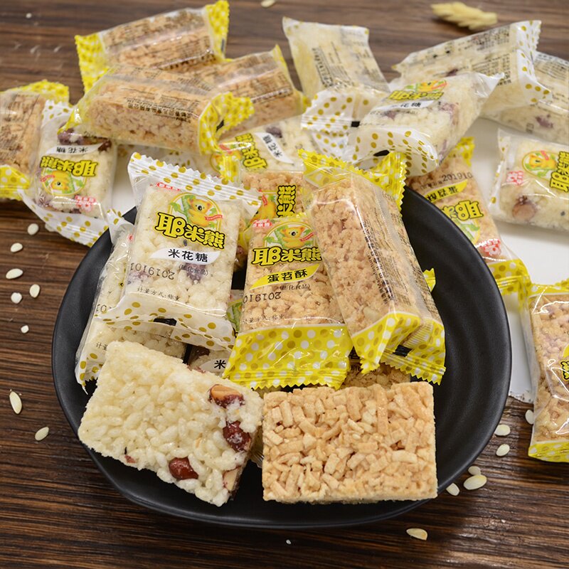 耶米熊蛋苕酥散称休闲零食传统糕四川特产花生黑米花糖小米酥小吃