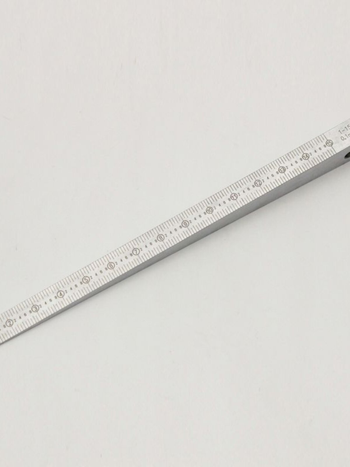 芯硅谷 t6626 楔形塞尺(斜度规) 不锈钢孔尺 刻度清读数准1-15mm