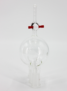 芯硅谷 T3149 三口圆底烧瓶,带四氟节门,高硼硅,500ml-2000ml