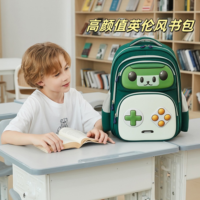 新款小学生书包女轻便减负护脊大容量优质儿童双肩包1-6年级批发