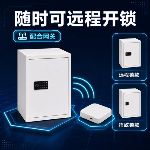 远程开锁储物柜家门口外卖存放柜智能锁收纳柜牛奶箱手机平板保管