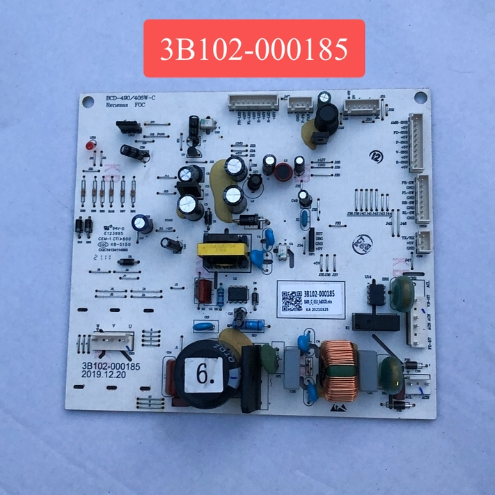 适用于TCL电冰箱电脑版BCD-406P6-U主板3B102-000185/000297
