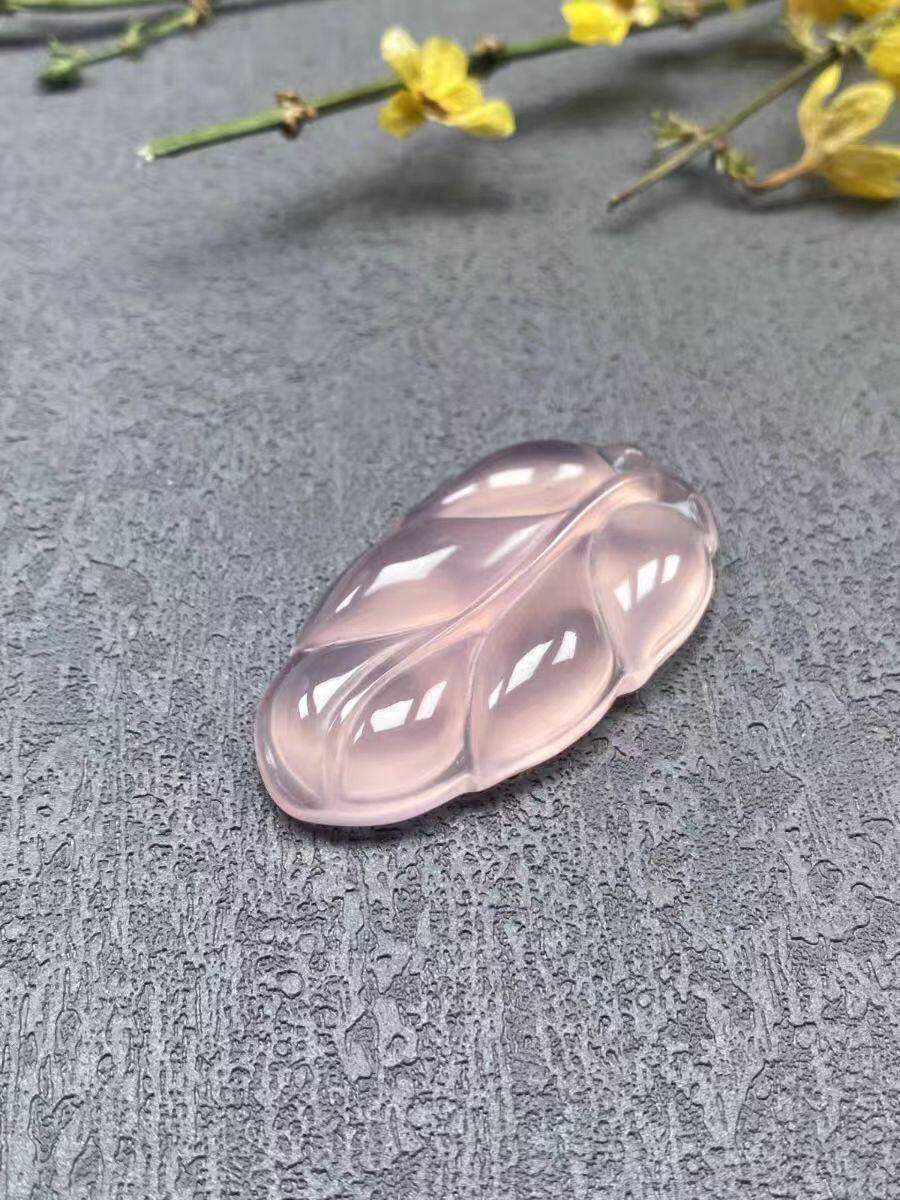 陕西西安冰花芙蓉玉树叶金枝玉叶兵马俑华清池同款玉吊坠蓝田玉牌