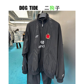 尼龙风衣外套男女情侣 3M印花绣花长袖 二狗子定制 曼联限定