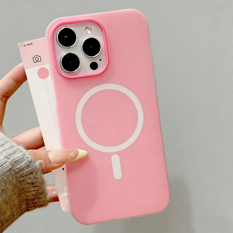 磁吸液态硅胶果冻软壳iPhone