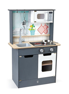 Hape儿童厨房玩具仿真过家家多功能厨房套装益智玩具礼物 E3166