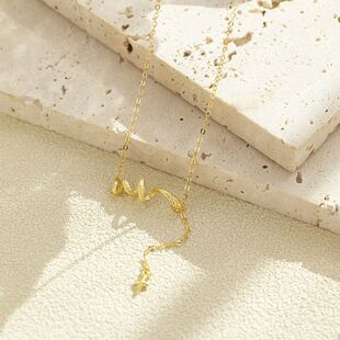 925纯银素银蛇项链流苏简约蛇年气质生肖灵蛇锁骨链高级饰品礼物