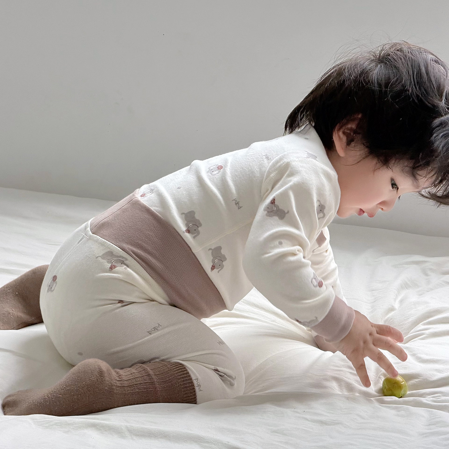男童秋衣秋裤分体式婴儿保暖内衣