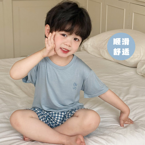 宝宝睡衣夏季薄款空调服2026新款