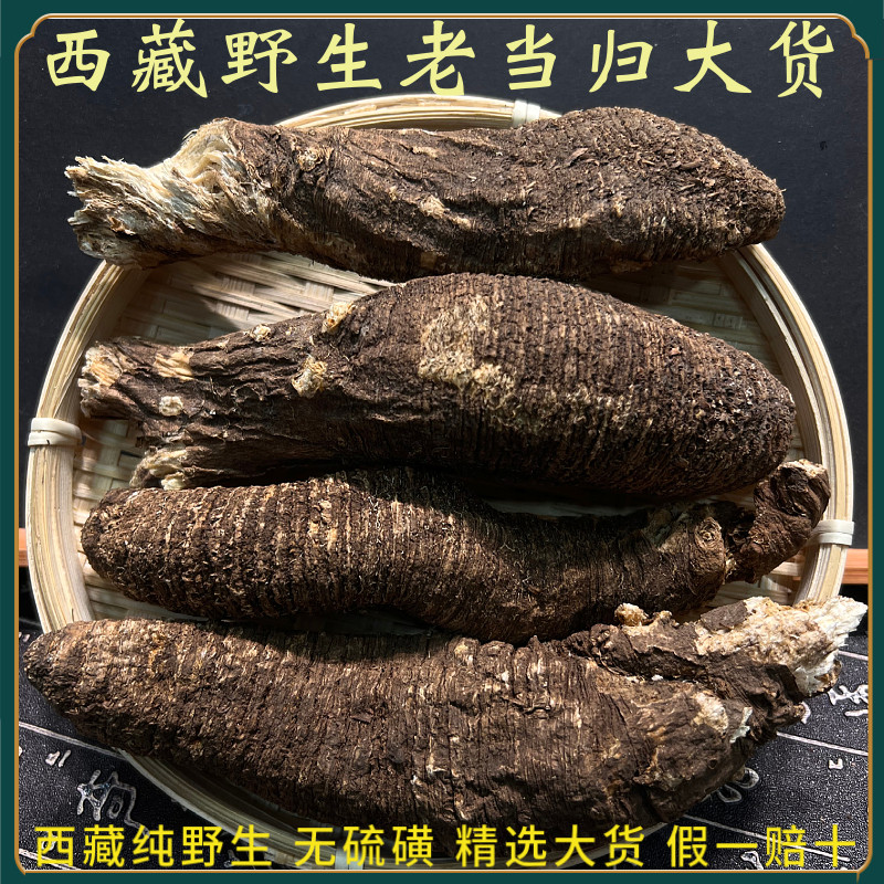 西藏正宗野生当归中药材正品大货3-5个250克当归头大当归老当归