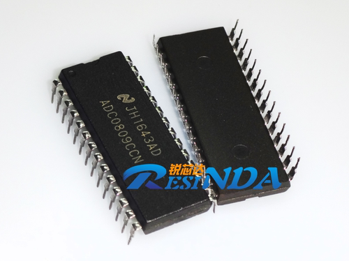 ADC0809CCN 直插DIP28 集成电路 8位模数AD转换器 IC 芯片