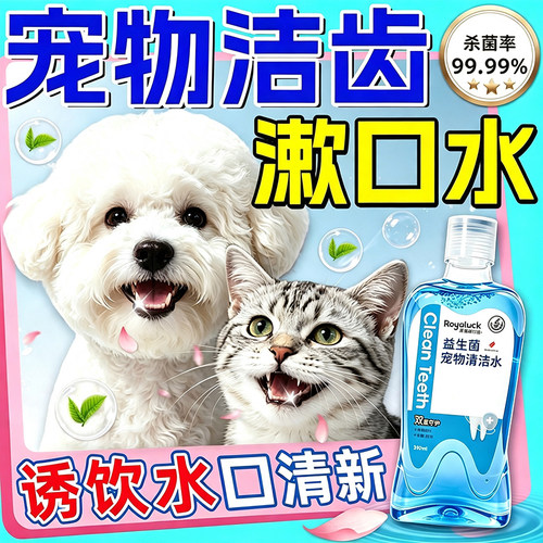 宠物清口洁齿水猫狗通用清新口气
