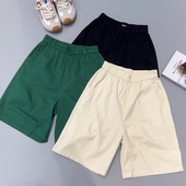 韩系五分中裤 宽松百搭薄款 2025夏季 休闲短裤 67557 显瘦时尚 必魅
