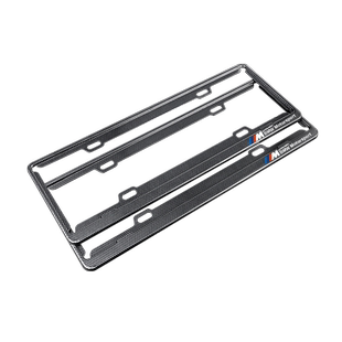 车牌照边框保护架碳纤汽车号牌照装饰用品新能源蓝牌通用加厚加硬