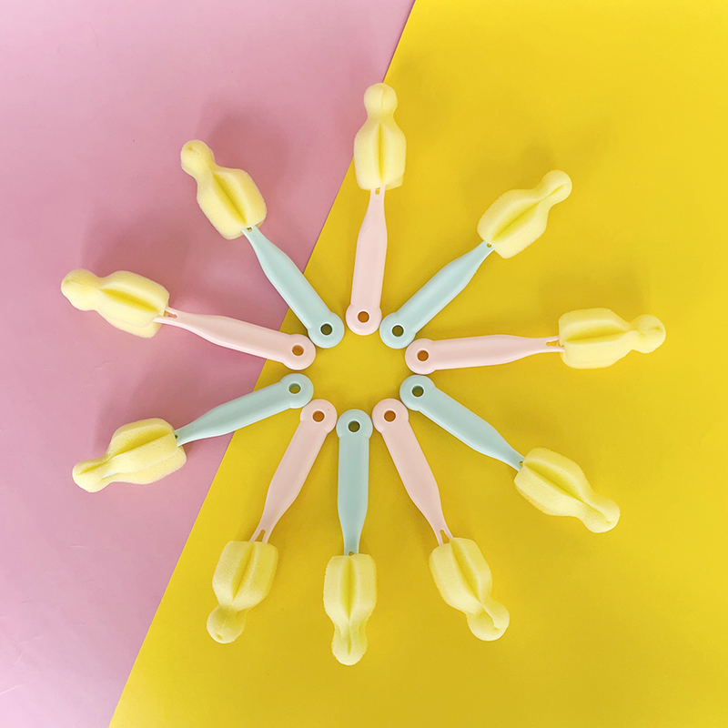 奶瓶刷海绵婴儿清洁刷奶嘴刷