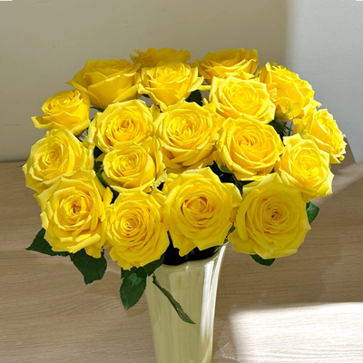 黄玫瑰鲜花A级大花基地直发