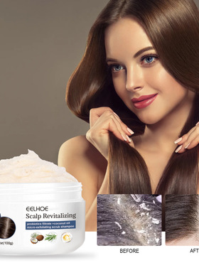 Scalp revitalizing Scrub Shampoo Cream Cleansing exfoliating