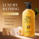 Gold Foam Shower 24K Gel Bath Liquid cleaning金沐浴露清洁液