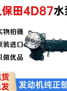 挖掘机久保田4D87 D1803 D1703发动机小松PC56-7卡特E306 307水泵