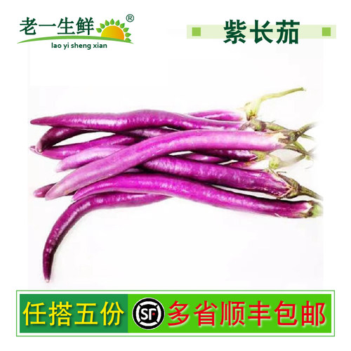 【老一生鲜】新鲜  长茄子 长茄  茄子500g