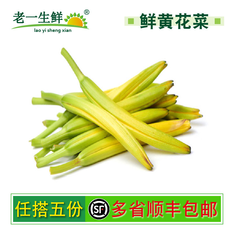 【老一生鲜】新鲜黄花菜   金针菜 500g