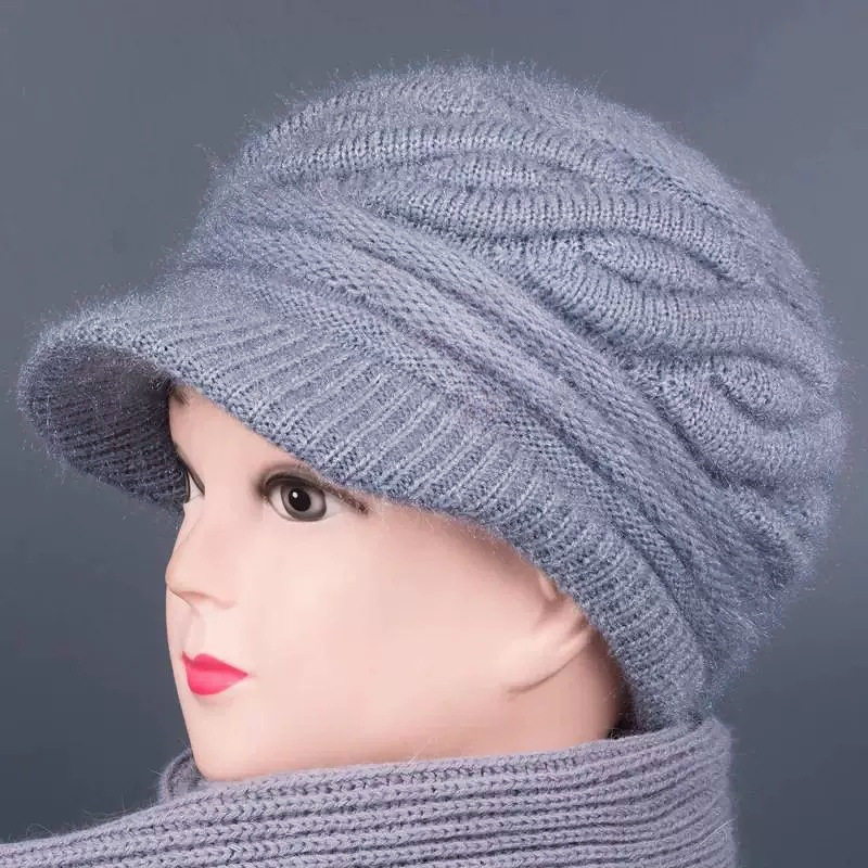 中老年人鸭舌帽冬季新款时尚百搭帽子围巾保暖防寒针织毛线帽子,服饰配件/皮带/帽子/围巾,中老年服配,淘宝优惠券,粉丝福利购,淘宝优惠卷