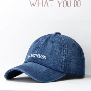 帽子男女春夏秋天牛仔棒球帽时尚 潮搭街头户外休闲运动鸭舌帽 韩版