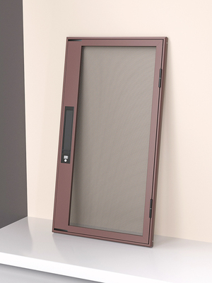 口袋锁纱窗定制门到门安装窗扇铝合金纱窗防盗金刚网自安装纱窗