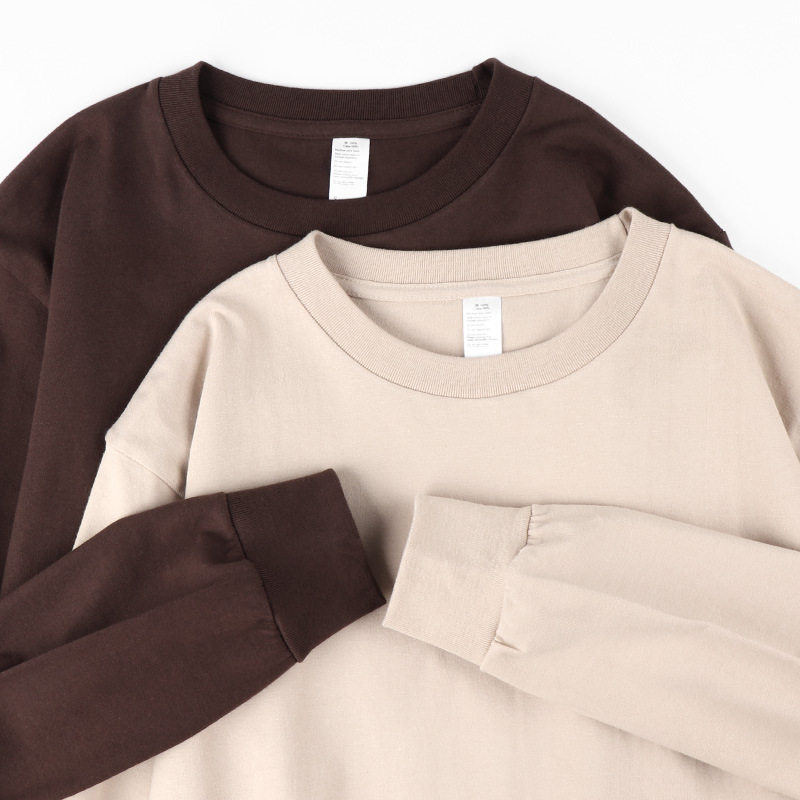 山东即墨卫衣源头工厂高端男装广州十三行中山重磅巧克力纯棉纯色