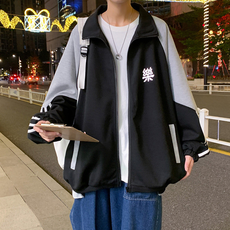春款休闲潮流情侣潮夹克立领上衣外套XZ201-2JK669/P80/控价108,男装夹克,星座201-2