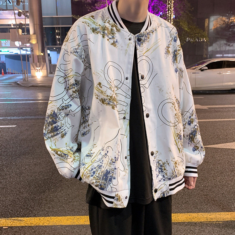 XZ201---2   春装新款棒球服夹克宽松男女外套B667 P90   有货图片