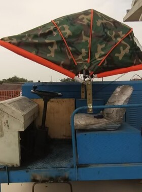 户外专用铲车压路机拖拉机钩机微挖挡风避雨遮阳棚折叠篷遮阳伞棚