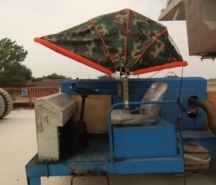 户外专用铲车压路机拖拉机钩机微挖挡风避雨遮阳棚折叠篷遮阳伞棚