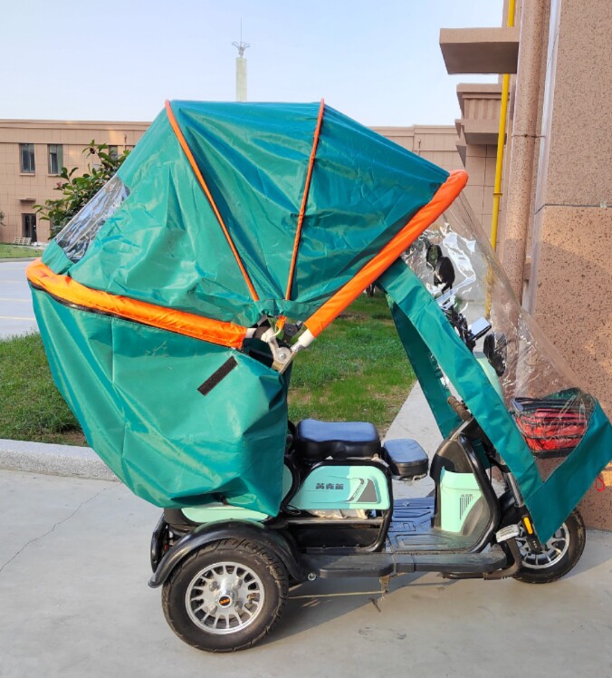 电动三轮车篷折叠车车篷三轮车棚避雨遮阳蓬电动车篷折叠车篷