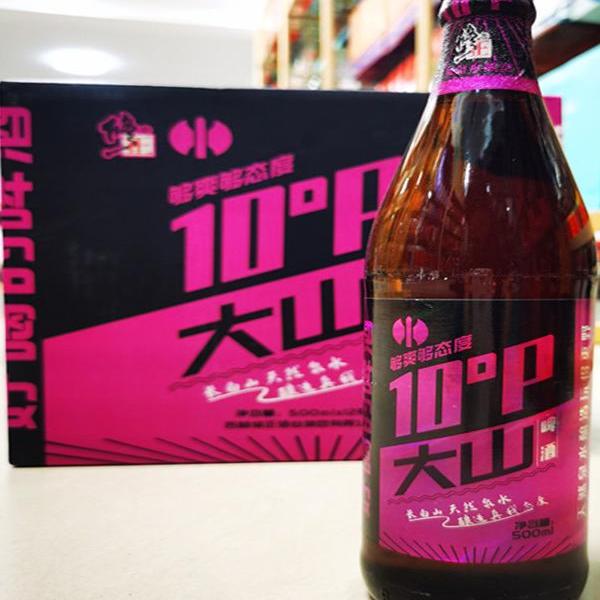 长白山地产啤酒500ml*12瓶