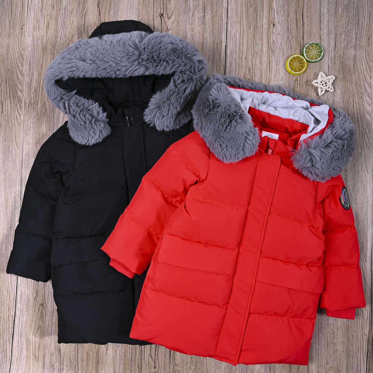 长袖连帽拉链衫羽绒外套