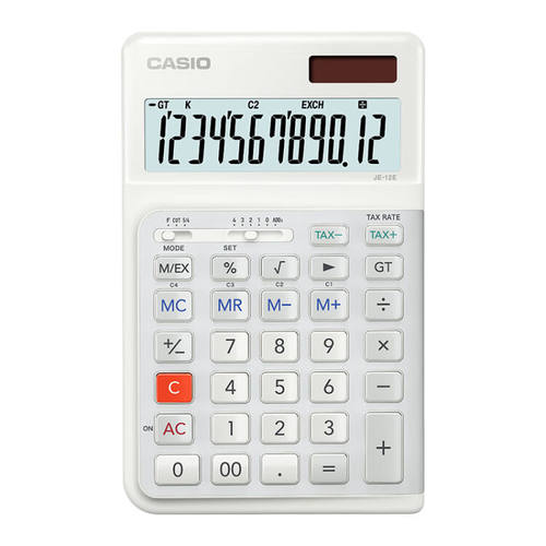 CASIO卡西欧双重电源12位显示器